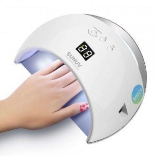 SUNUV SUN6, UV/LED Nail Lamp for Curing Manicure Pedicure, 48W 